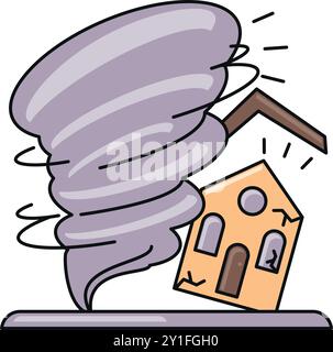 climate change tornado theme Stock Vector Image & Art - Alamy