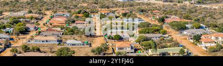 aerial Gaborone, new developments in Gaborone North neighborhood Stock Photo