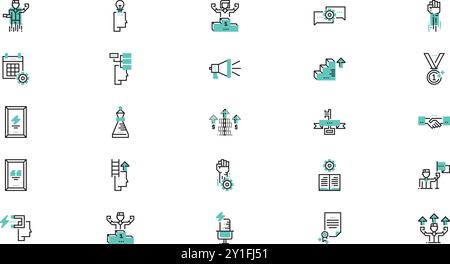 Motivation icons High-Quality Vector Icons Collection with Editable Stroke. Ideal for Professional and Creative Projects. Stock Vector