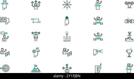 Motivation icons High-Quality Vector Icons Collection with Editable Stroke. Ideal for Professional and Creative Projects. Stock Vector