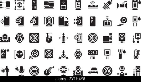 Sensorization of things icons High-Quality Vector Icons Collection with ...