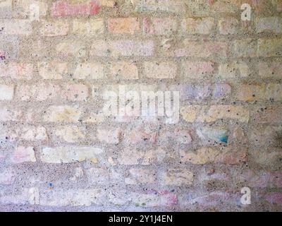 Pale brick wall background texture. Stock Photo