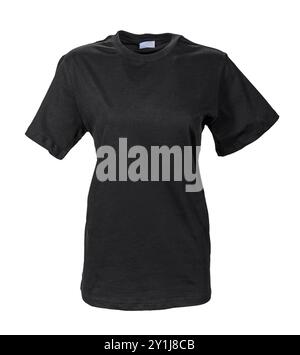 Black tee shirt on mannequin Stock Photo
