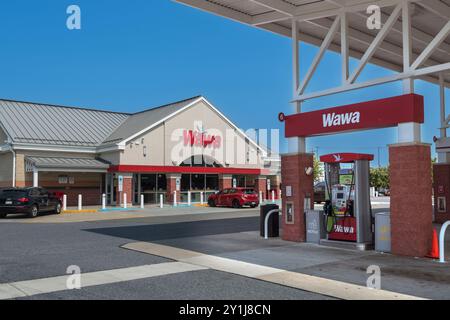 Wawa gas petrol station pump hi-res stock photography and