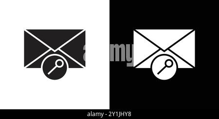 email security key icon simple flat vector symbol outline collection set logo Stock Vector