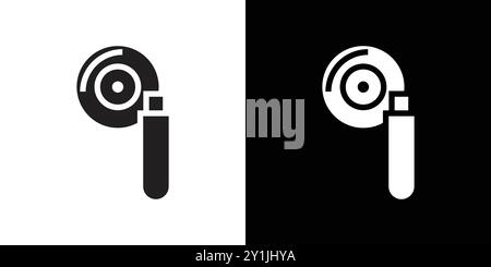 Hard disk drive icon simple flat vector symbol outline collection set logo Stock Vector