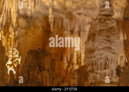 view of cuevas del drach on Mallorca Stock Photo