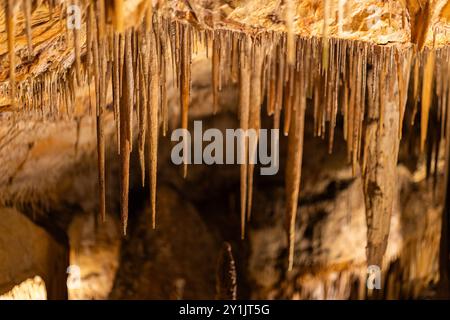 view of cuevas del drach on Mallorca Stock Photo