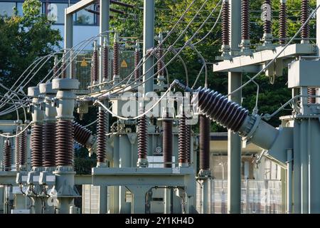 Bonn-Gronau substation Stock Photo