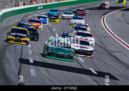 Hampton, Ga, USA. 7th Sep, 2024. NASCAR Xfinity Series driver, CHANDLER SMITH (81) races through the turns during the Focused Health 250 at Atlanta Motor Speedway in Hampton, GA. (Credit Image: © Walter G. Arce Sr./ASP via ZUMA Press Wire) EDITORIAL USAGE ONLY! Not for Commercial USAGE! Credit: ZUMA Press, Inc./Alamy Live News Stock Photo