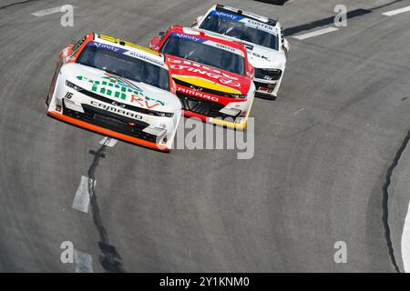 Hampton, Ga, USA. 7th Sep, 2024. NASCAR Xfinity Series driver, AJ ALLMENDINGER (16) races through the turns during the Focused Health 250 at Atlanta Motor Speedway in Hampton, GA. (Credit Image: © Walter G. Arce Sr./ASP via ZUMA Press Wire) EDITORIAL USAGE ONLY! Not for Commercial USAGE! Credit: ZUMA Press, Inc./Alamy Live News Stock Photo