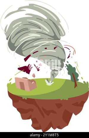 climate change tornado theme Stock Vector Image & Art - Alamy