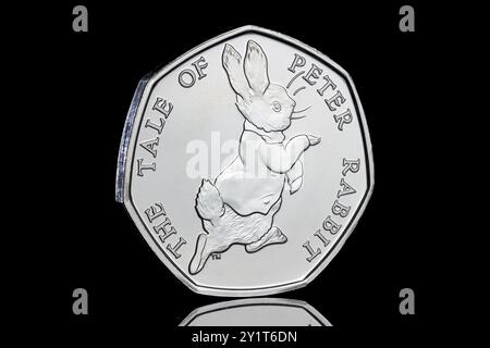 2017 UK 50p featuring The Tale Of Peter Rabbit from the Beatrix Potter ...