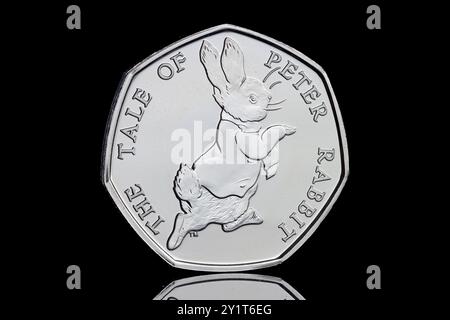 2017 UK 50p featuring The Tale Of Peter Rabbit from the Beatrix Potter ...