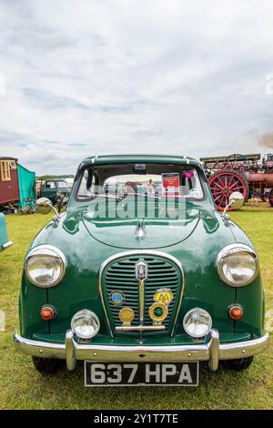 austin a35 motor car , austin a35 at country showm classic austin a35 automobile. Stock Photo