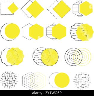 Design Element Doodle Abstract Shape Stock Vector