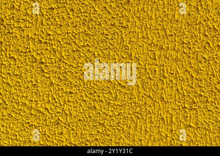 Yellow textured wall background, Rio de Janeiro, Brazil Stock Photo