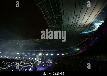 Paris, France. 08th Sep, 2024. The closing ceremony of the 2024 Summer Paralympic Games in Paris, France on Sunday 08 September 2024. The 17th Paralympics are taking place from 28 August to 8 September 2024 in Paris. BELGA PHOTO LAURIE DIEFFEMBACQ Credit: Belga News Agency/Alamy Live News Stock Photo