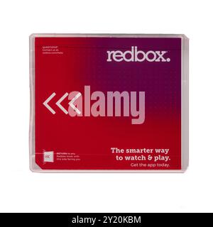 RedBox DVD Case Stock Photo