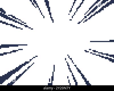 Action, speed lines, stripes for comic book frame. Dynamic, speed stripes abstract frame. Stock Vector