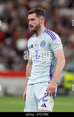 September 08, 2024. Lisbon, Portugal. Scotland's and Celtic defender Anthony Ralston (2) in action during the League Phase Group 1 of the UEFA Nations League, Portugal vs Scotland Credit: Alexandre de Sousa/Alamy Live News Stock Photo