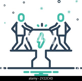 Icon for rivalry, protest Stock Vector Image & Art - Alamy