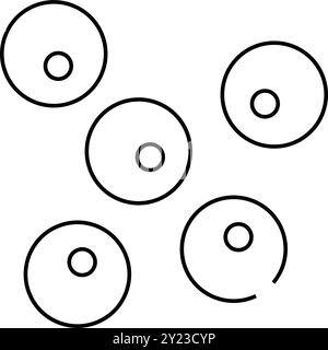 pneumococcus infection line icon vector isolated illustration Stock ...
