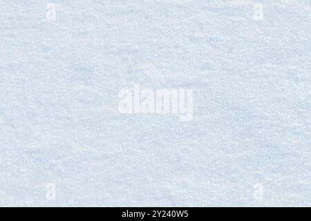 Fresh sparkling blue snow close-up, perfect as a winter season background or texture seamless Stock Photo
