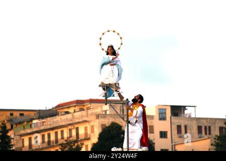 Palmi Reggio Calabria 25 aug 2024 - Varia di Palmi, la Varia Stock Photo