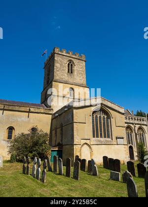 St Michael's parish church, Stanton Harcourt, Oxfordshire, England, UK, GB. Stock Photo