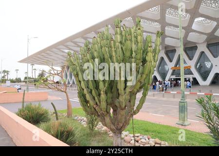 Marrakech International Airport in Morocco. Marrakech-Menara Airport. Marrakech, Morocco, North Africa. Credit: Photo by Hugo Martin/Alamy. Stock Photo