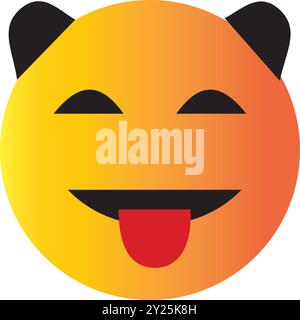 Smiling and Affectionate emojis 3D Stock Vector
