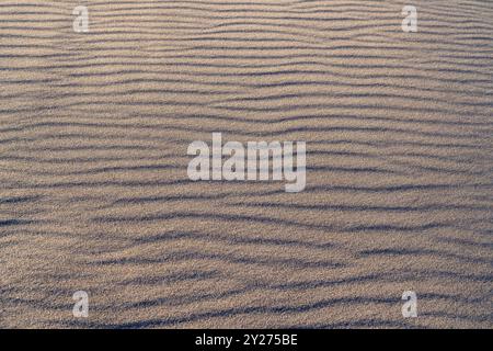 From above sand dune texture at Pheiffer beach in Big Sur California Stock Photo