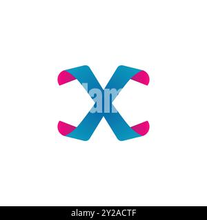 Creative Technology Letter X Logo Stock Vector