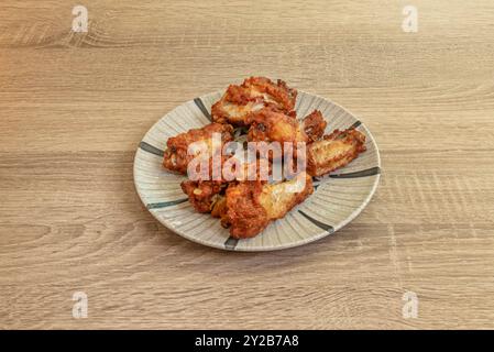 Chicken wings are considered a juicy and flavorful part of the chicken, perfect for baking, grilling, frying, or even in sauce Stock Photo