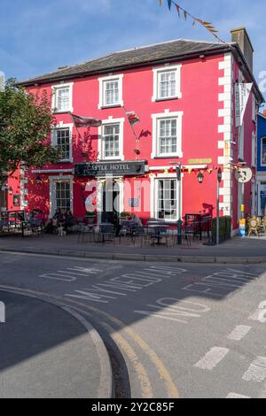 The Castle Hotel, Aberaeron, West Wales Stock Photo