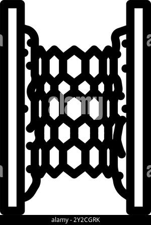 stent placement surgery hospital line icon vector illustration Stock ...