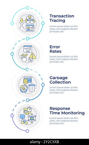 Types of dem tools infographic design template Stock Vector