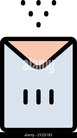 Humidifier Device color Icon. Electronic Appliance Air Purifier Concept Flat Pictogram. Ventilation Technology Illustration. Simple Vector Isolated On Stock Vector
