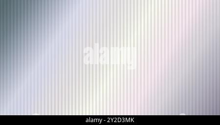 3D fluted glass with purple, gray background. Refracting the texture of the acrylic ribbed bathtub divider wall. vector Stock Vector