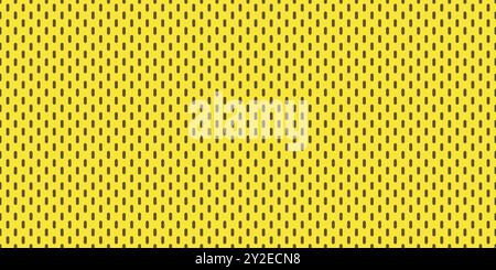 Peg board perforated texture background material with oval holes seamless pattern. Stock Vector