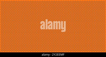 Peg board perforated texture background material with oval holes seamless pattern board vector illustration. Stock Vector