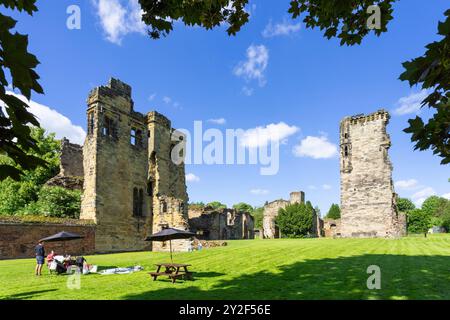 Ashby de la Zouch castle ruins built by William, Lord Hastings 1473 Ashby de la Zouch Leicestershire North West Leicestershire England UK GB Europe Stock Photo