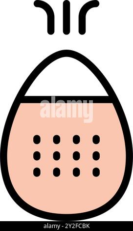Humidifier Device color Icon. Electronic Appliance Air Purifier Concept Flat Pictogram. Ventilation Technology Illustration. Simple Vector Isolated On Stock Vector