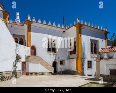 Palacio Nacional de Sintra, Sintra, Portugal. Stock Photo