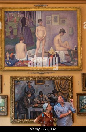 interior galleries of the Barnes Foundation in Philadelphia PA Stock Photo