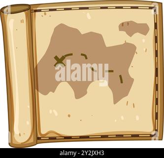 compass nautical map cartoon vector illustration Stock Vector