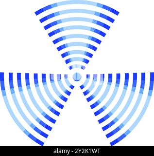 interference wireless signal wave cartoon vector illustration Stock Vector