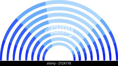 amplitude wireless signal wave cartoon vector illustration Stock Vector