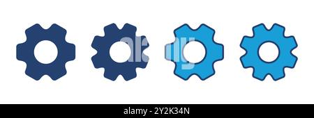 setting Icon Vector. Cog settings Icon Symbol Stock Vector